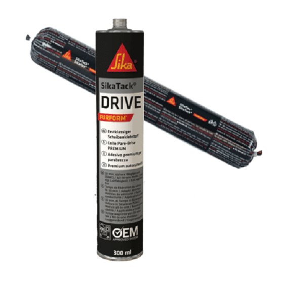 SikaTack DRIVE Purform® 300ml – Autoruitlijm met 60 min wegrijtijd