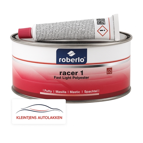 Roberlo Racer 1 – Sneldrogende Universele Polyester Plamuur Roberlo Racer 1 – Sneldrogende Universele Polyester Plamuur