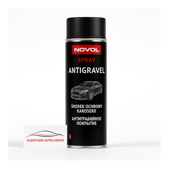 Novol Anti Gravel Spray 500ml – Steenslagbescherming Zwart Novol Anti Gravel Spray 500ml – Steenslagbescherming Zwart