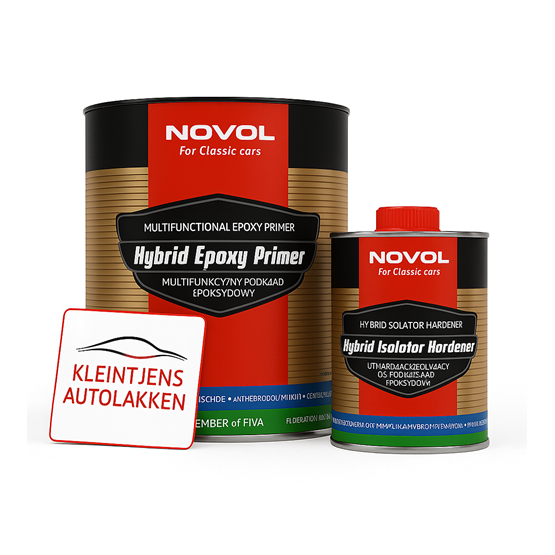 NOVOL HYBRID Epoxy Primer Set 2,8L + Isolator Hardener 700ml NOVOL HYBRID Epoxy Primer Set 2,8L + Isolator Hardener 700ml