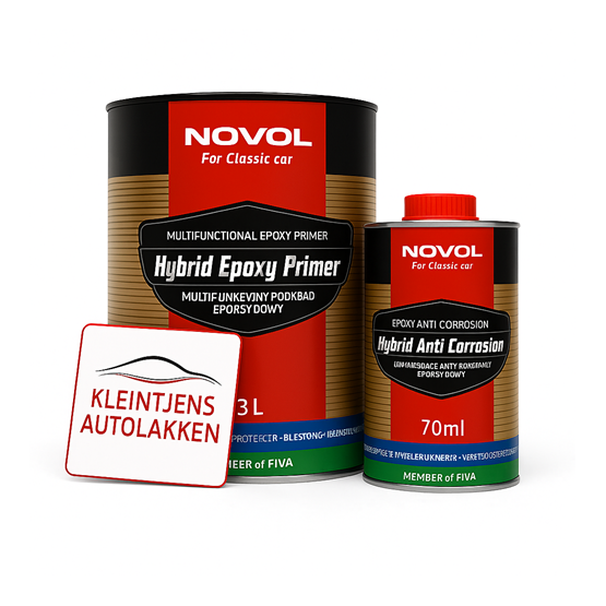 NOVOL HYBRID Epoxy Primer Set 2,8L + Anti-Corrosion Hardener 700ml NOVOL HYBRID Epoxy Primer Set 2,8L + Anti-Corrosion Hardener 700ml