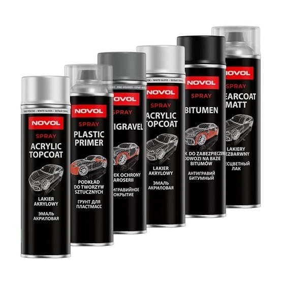 Novol Plastic Primer Spray 500ml. Novol Plastic Primer Spray 500ml.