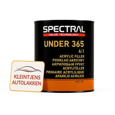 Spectral UNDER 365 P5 - Zwart 4+1  /  2,8 Liter