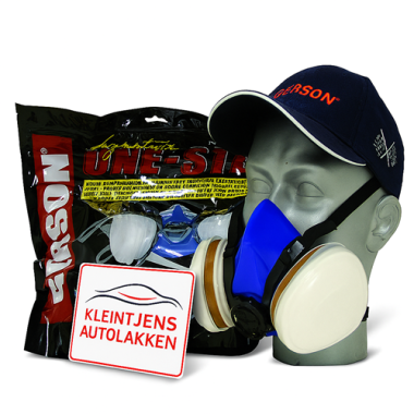 Gerson 8311E2 Spuitmasker – FFA2 P2R Wegwerp Verfdampmasker (Maat L)