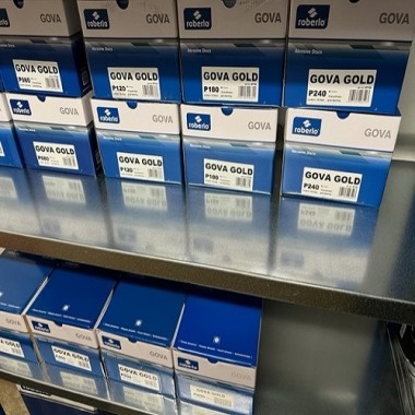 Roberlo Gova Gold Schuurschijven P240 – 150 mm (15 gaten, 100 stuks)