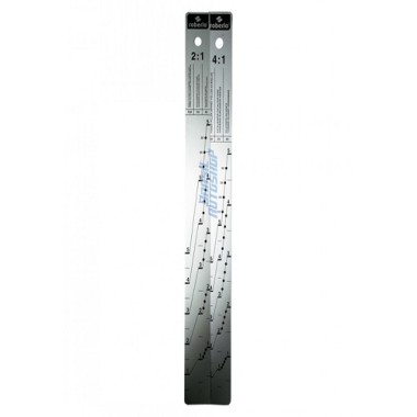 Aluminium Maatlat voor 2K Lakken - 3:1 + 5:1