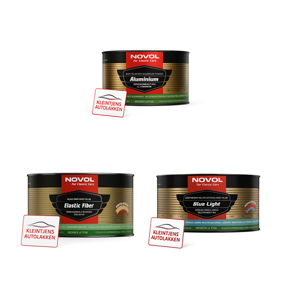 NOVOL For Classic Cars Elastic Fiber – Flexibele Vezelplamuur voor Oldtimers en Classic Cars 2KG. NOVOL For Classic Cars Elastic Fiber – Flexibele Vezelplamuur voor Oldtimers en Classic Cars 2KG.