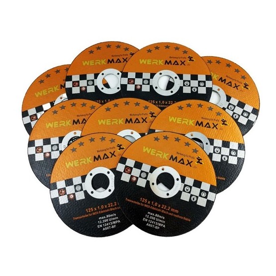 Professionele Doorslijpschijven – Ø125 mm x 1 mm (50 stuks) Professionele Doorslijpschijven – Ø125 mm x 1 mm (50 stuks)