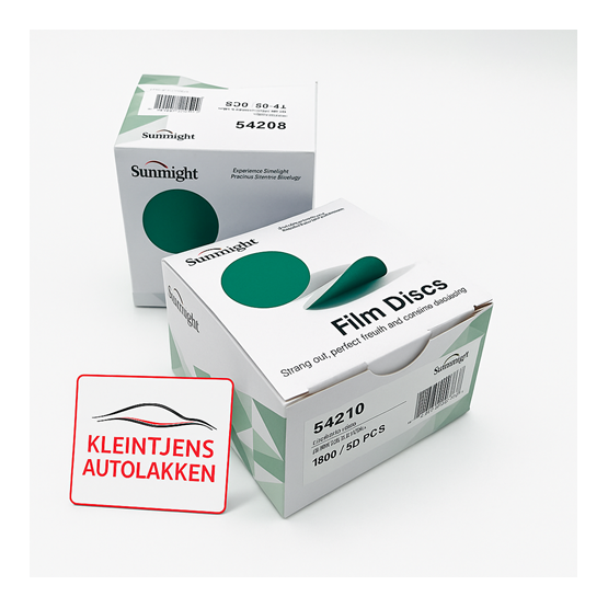 Sunmight Film Schuurschijf Ø75mm P120 – Voor krachtig schuren Sunmight Film Schuurschijf Ø75mm P120 – Voor krachtig schuren