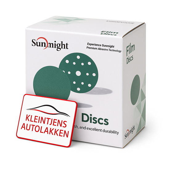 SUNMIGHT Schuurschijven P120 – 150mm Film, 100 stuks SUNMIGHT Schuurschijven P120 – 150mm Film, 100 stuks