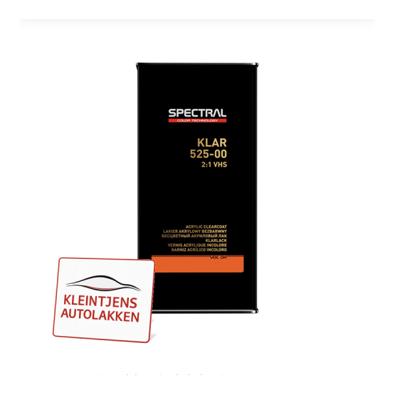 Spectral KLAR 525-00 VHS – Premium 2K Hoogglans Blanke Lak 5L Spectral KLAR 525-00 VHS – Premium 2K Hoogglans Blanke Lak 5L