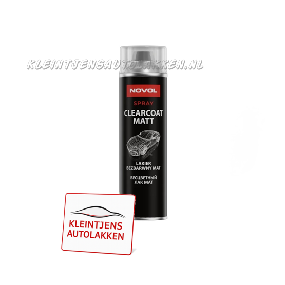 Novol Blanke Lak Matt Spray 500ml.