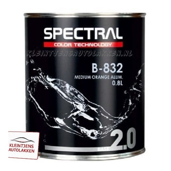 Spectral BASE 2.0 B-832 Medium Orange Aluminium 0,8L Spectral BASE 2.0 B-832 Medium Orange Aluminium 0,8L