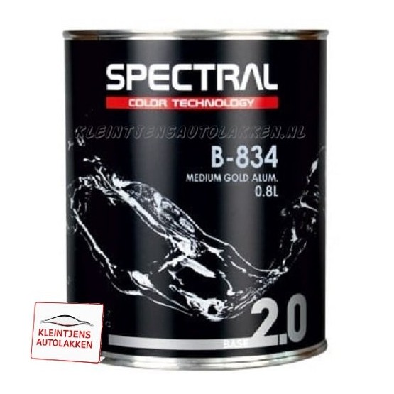 Spectral BASE 2.0 B-834 Medium Gold Aluminium 0,8L Spectral BASE 2.0 B-834 Medium Gold Aluminium 0,8L
