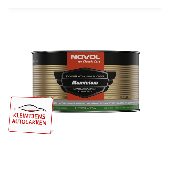 NOVOL For Classic Cars Aluminium – Premium Aluminium Plamuur voor Oldtimer  2KG.