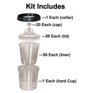 Wisselbekersysteem 650ml – Compleet met Deksel en Filter