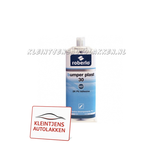 Kunststof Lijm 2K – PU Zwart | 30 sec uitharding