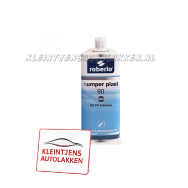 Kunststof Lijm 2K – PU Zwart | 90 sec uitharding