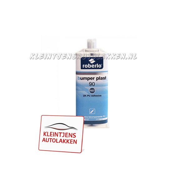 Kunststof Lijm 2K – PU Zwart | 90 sec uitharding