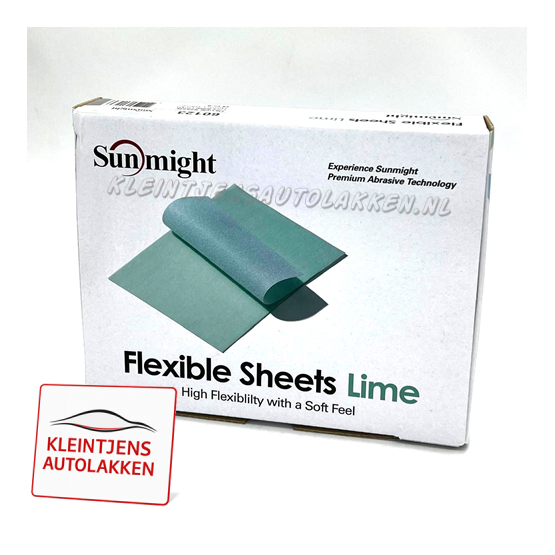 SUNMIGHT Flexible Sheets Lime 130x170mm. - K2000 (25 stuks)