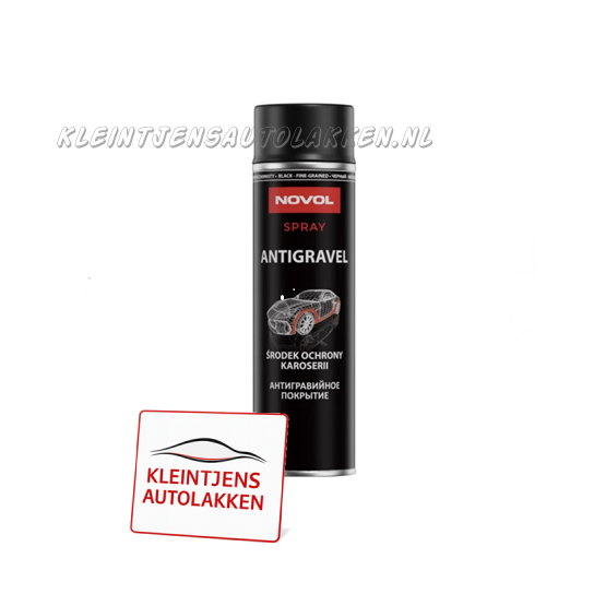 Novol Anti Gravel Spray 500ml – Steenslagbescherming Zwart