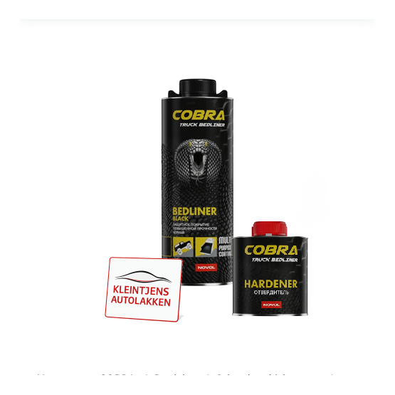 Novol COBRA Bedliner Set Zwart 3L + 1L Verharder – Sterke Bescherming