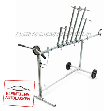Draaistandaard 6-Arms – Spuitstandaard met Wielen