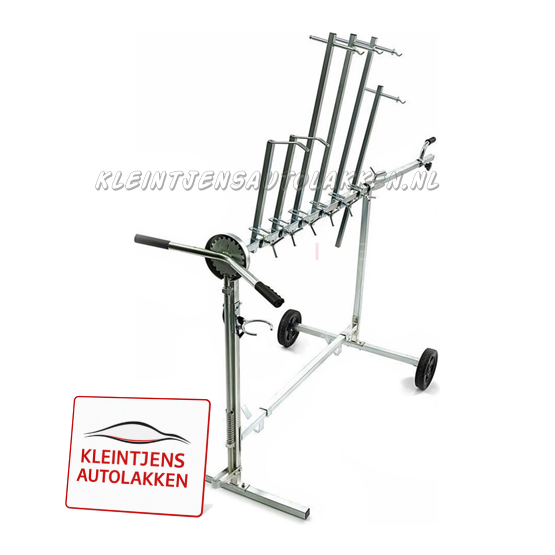 Draaistandaard 6-Arms – Spuitstandaard met Wielen