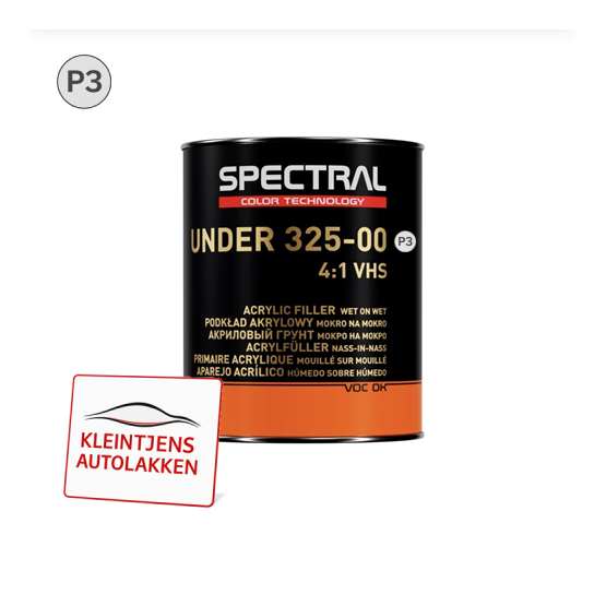 Spectral UNDER 325-00 VHS 4:1 grijs  / 1 Liter