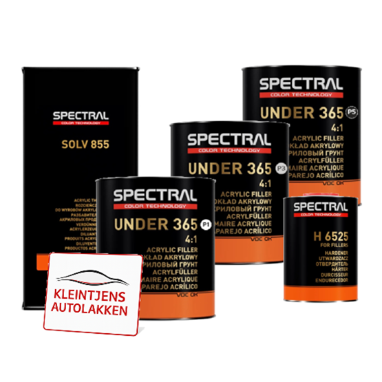 Spectral UNDER 365 P3 - Zwart  4+1  /  2,8 Liter