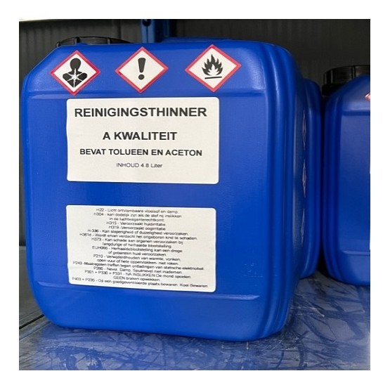 Reinigings Thinner A CAN 4,8 L Reinigings Thinner A CAN 4,8 L