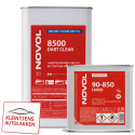 Novol 8500 DART Clear  +  Novol H 90-850  / SET sneldrogende Blanke lak 7,5L