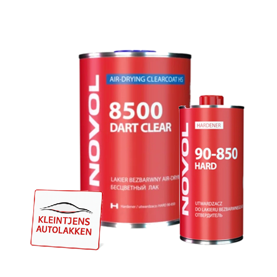 NOVOL 8500 DART CLEAR 5L – Sneldrogende 2K Hoogglans Blanke Lak