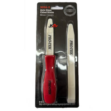 PRO-TEK Steekbeitelset – Kunststof Houder met 2 Sticks