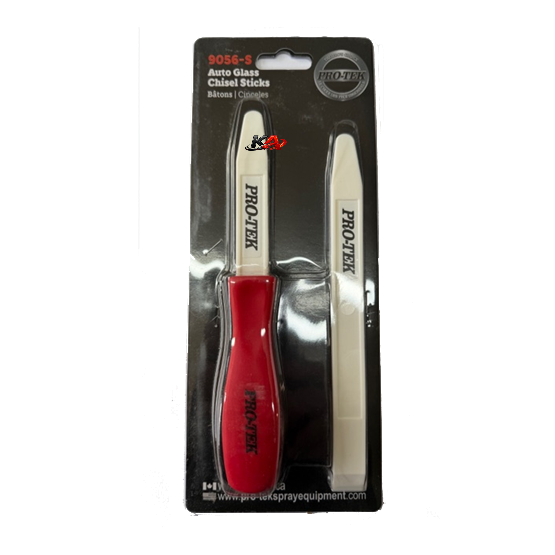 PRO-TEK Steekbeitelset – Kunststof Houder met 2 Sticks