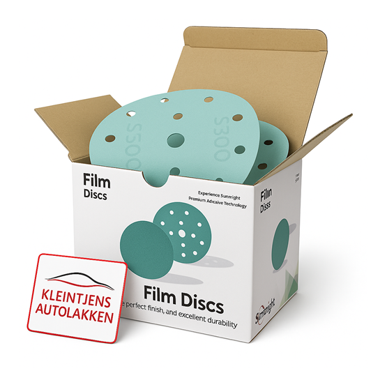 SUNMIGHT Film Schuurschijven P60 – 150mm  100 stuks