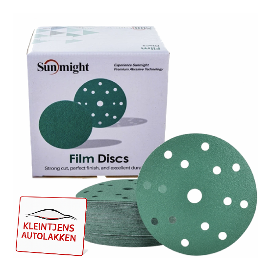 SUNMIGHT Schuurschijven P1000 – 150mm Film, 100 stuks