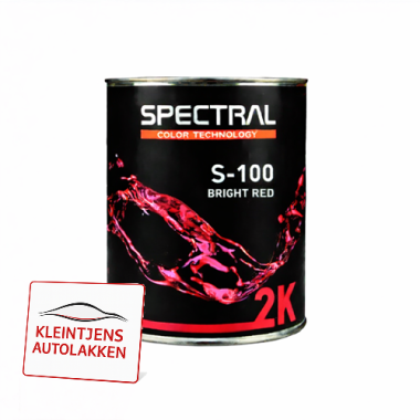 SPECTRAL 2K Mengkleur S-100 BRIGHT RED 0.8L