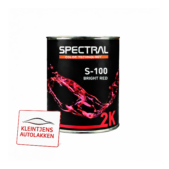 SPECTRAL 2K Mengkleur S-100 BRIGHT RED 0.8L