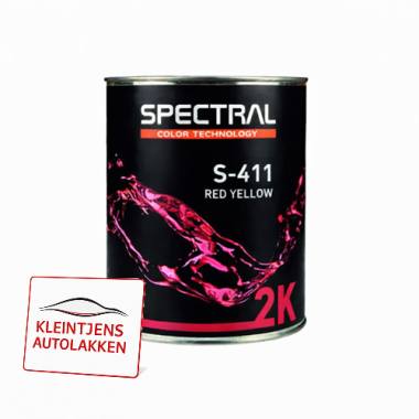 SPECTRAL 2K Mengkleur S-411 RED YELLOW 0.8L