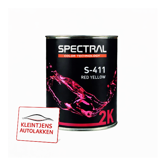 SPECTRAL 2K Mengkleur S-411 RED YELLOW 0.8L