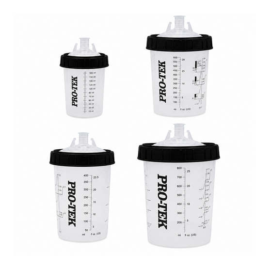 PRO-TEK / Harde Buitenbeker 180 ml + Ring
