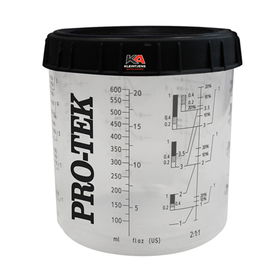 PRO-TEK / Harde Buitenbeker 650 ml + Ring