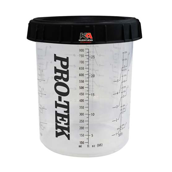 PRO-TEK / Harde Buitenbeker 850 ml + Ring