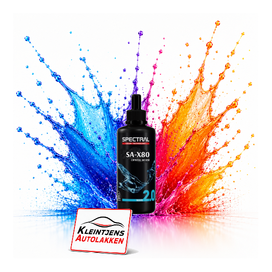 Spectral WAVE 2.0 SA-X80 CRYSTAL SILVER  – 0,5 L Watergedragen Mengkleur