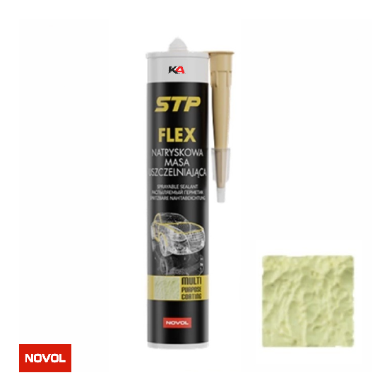 NOVOL STP FLEX Beige – Spuitbare Hybride Naadkit voor OEM Structuren