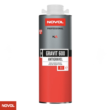 NOVOL GRAVIT 600 Anti-Steenslag Wit 1L – Onderbodem- en Carrosseriebescherming