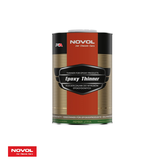 NOVOL For Classic Cars Epoxy Thinner – 1 L Professionele Verdunner voor Epoxy Primer