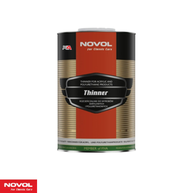 NOVOL For Classic Cars Thinner – 1 L Professionele Verdunner voor Autolak en Spuitwerk