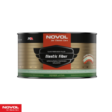 NOVOL For Classic Cars Elastic Fiber – 2 kg Flexibele Glasvezelplamuur voor Klassieke Auto's